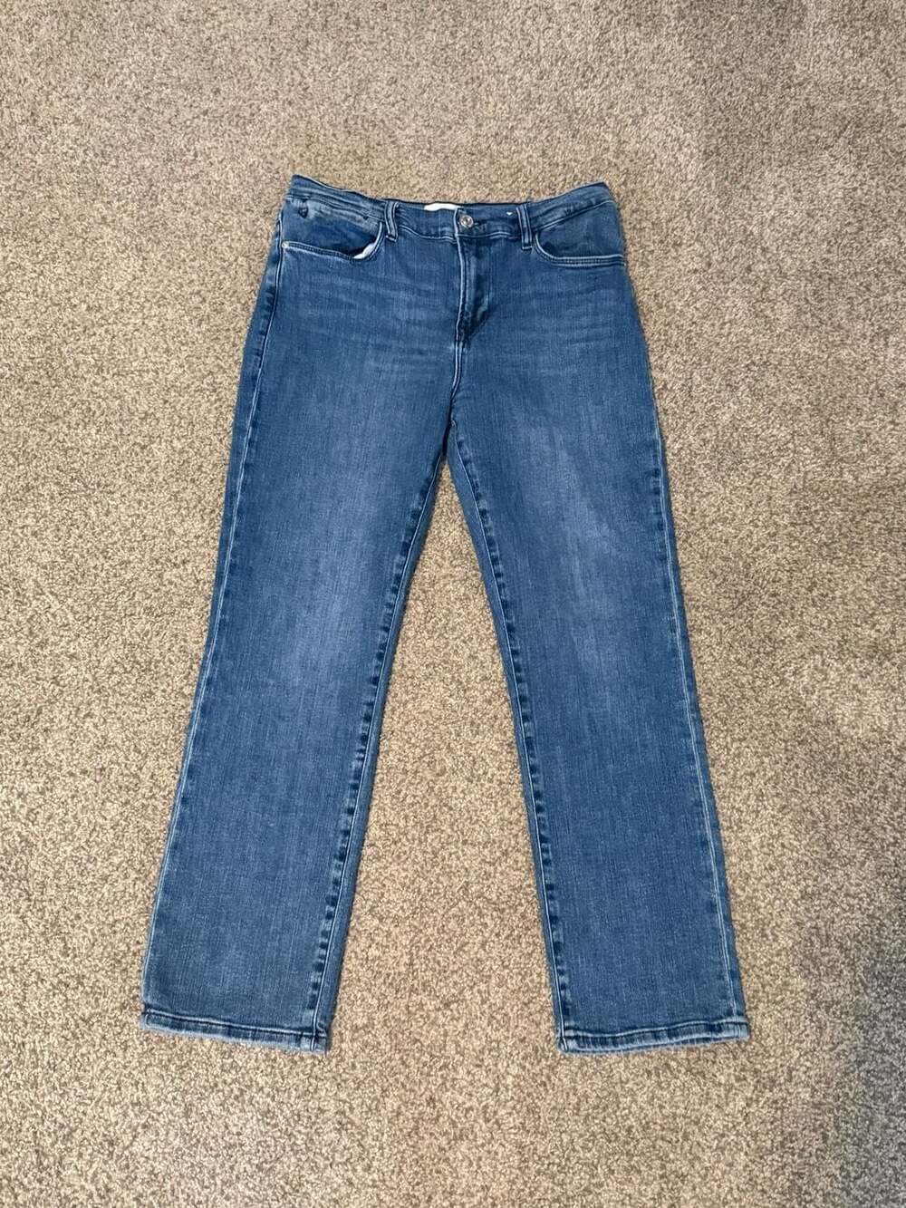 FRAME Le High Straight Temple Jeans Size 32